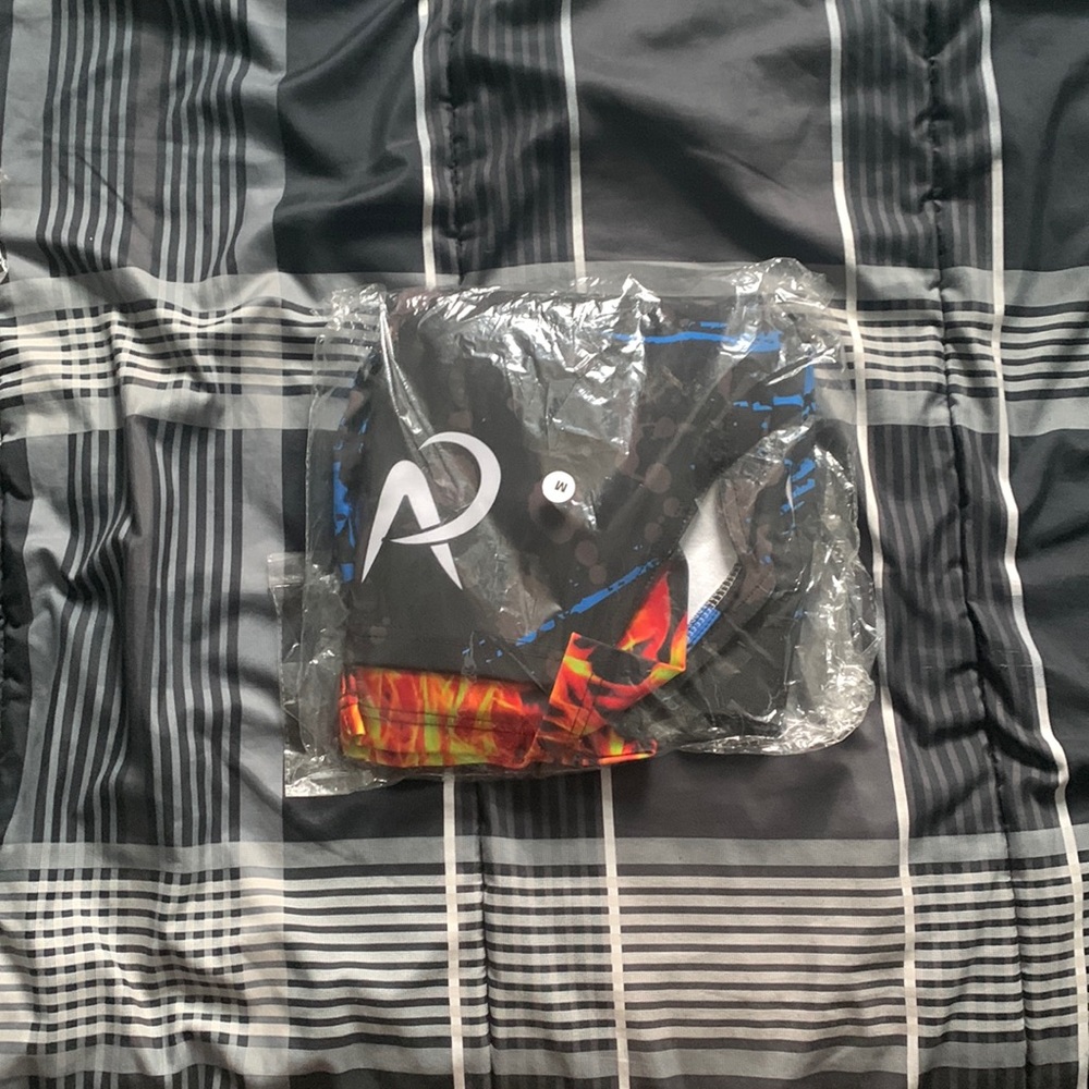 Mens pattern swim trunks